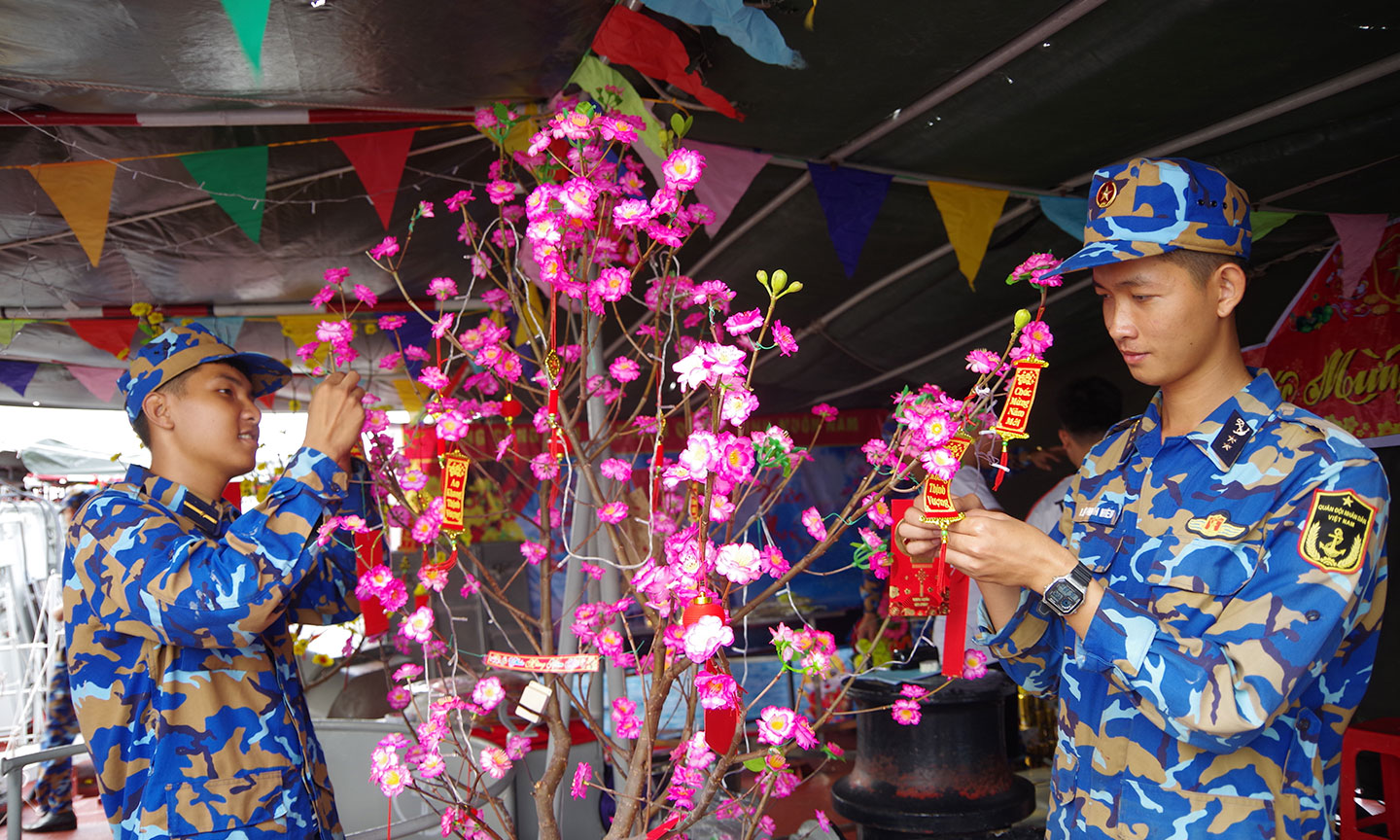 Trang trí cho mùa Xuân.