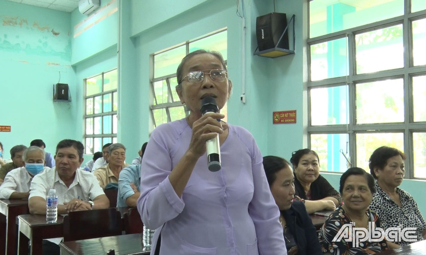 Cử tri xã Tân Hội đã bày tỏ sự vui mừng, phấn khởi trước những kết quả của kỳ họp cũng như kết quả phát triển kinh tế - xã hội của tỉnh.