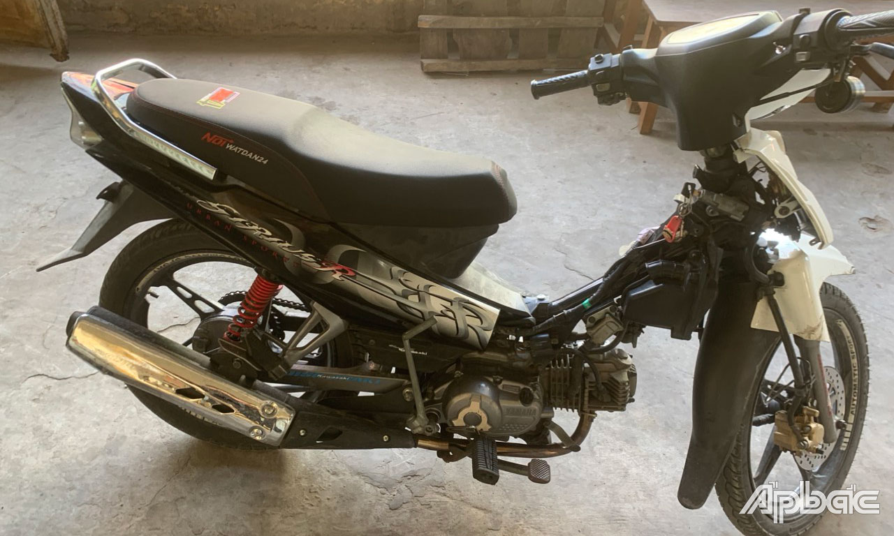 Chiếc xe 2 đối tượng dùng để đi cướp giật tài sản.