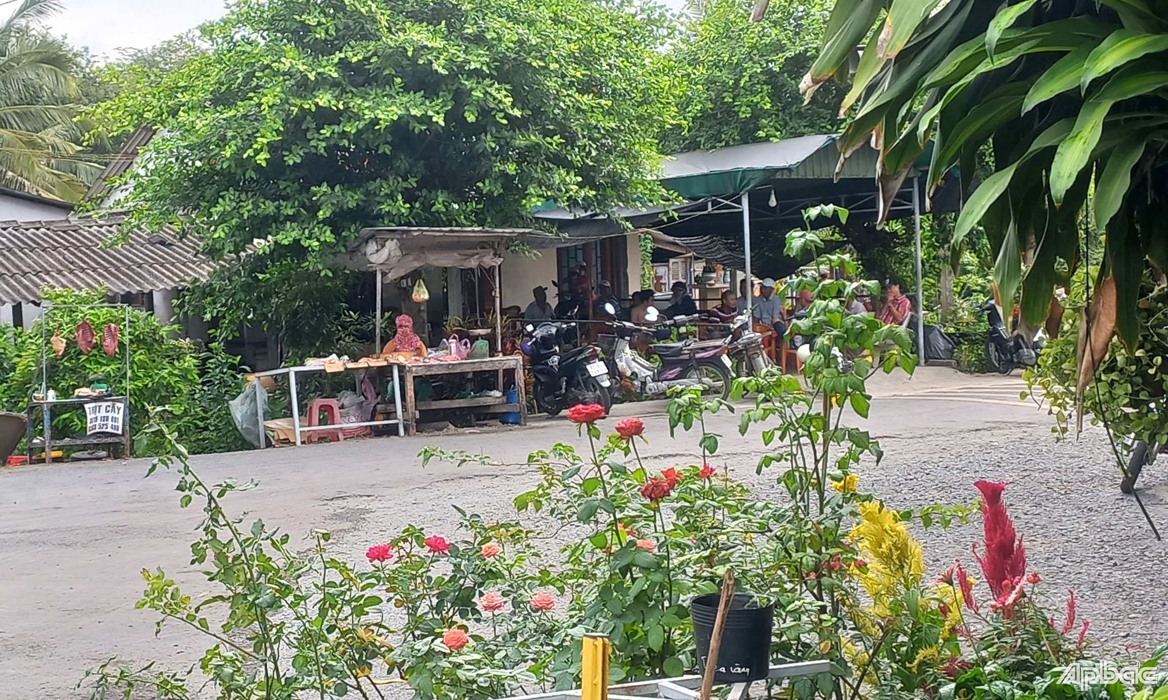 Hiện trường xảy ra vụ mâu thuẫn do ghen tuông.