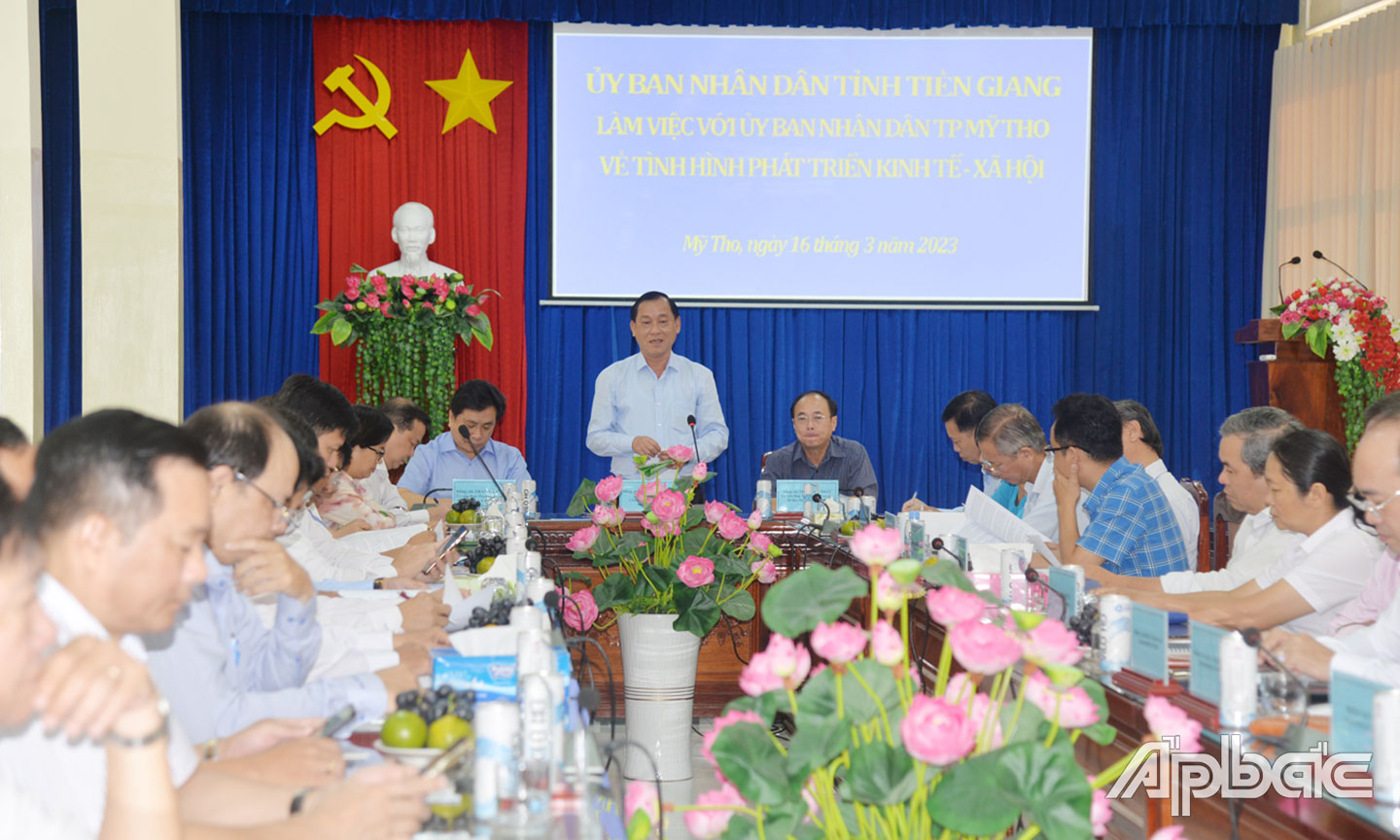 Chủ tịch UBND tỉnh đánh giá cao nỗ lực và đóng góp của TP. Mỹ tho vào sự phát triển chung của tỉnh