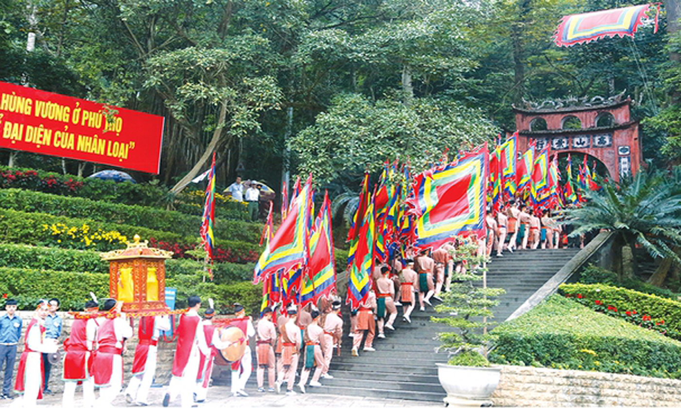 Lễ giỗ Tổ Hùng Vương.