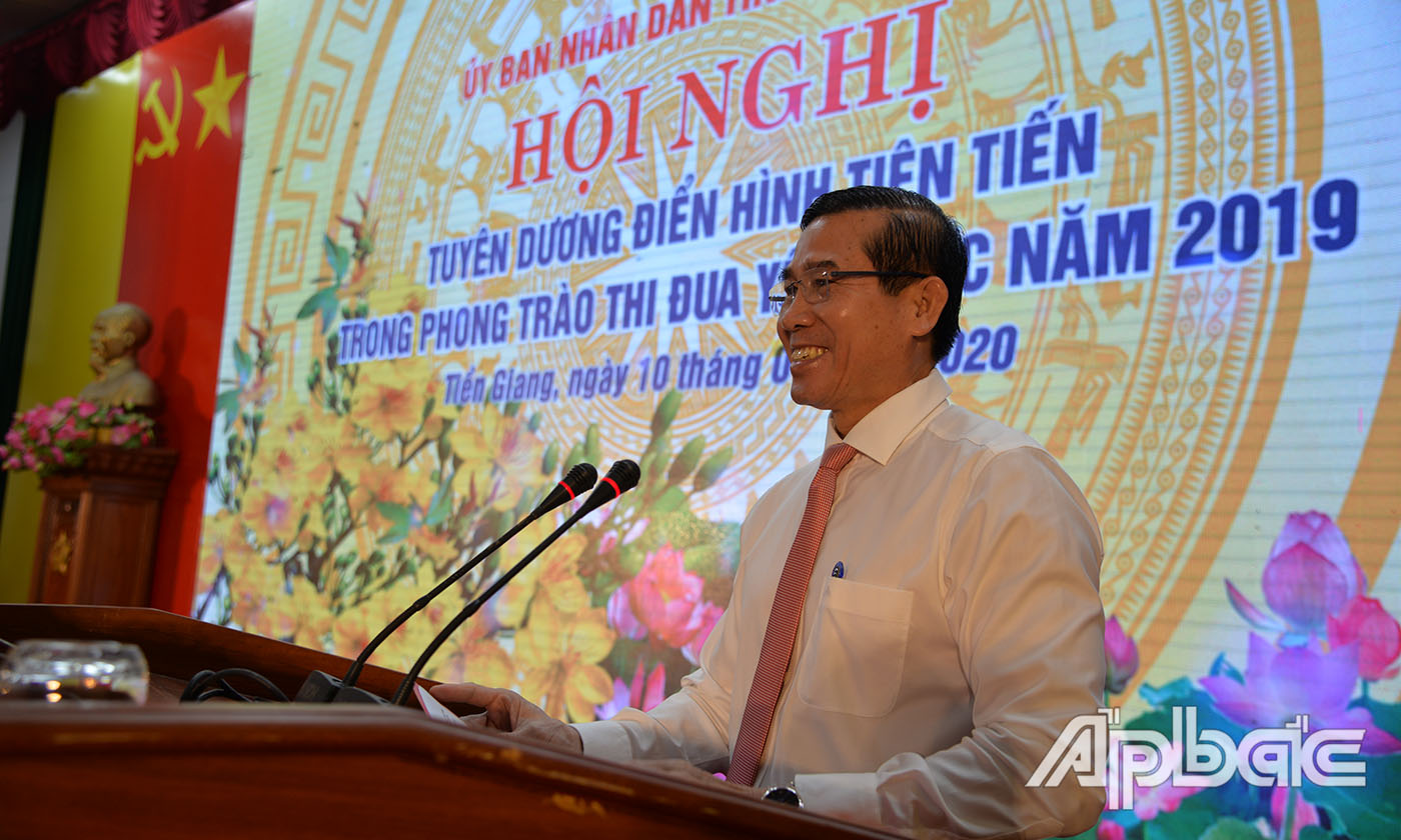Hội nghị tuyên dương điển hình tiên tiến trong phong trào thi đua yêu nước (TĐYN) năm 2019.