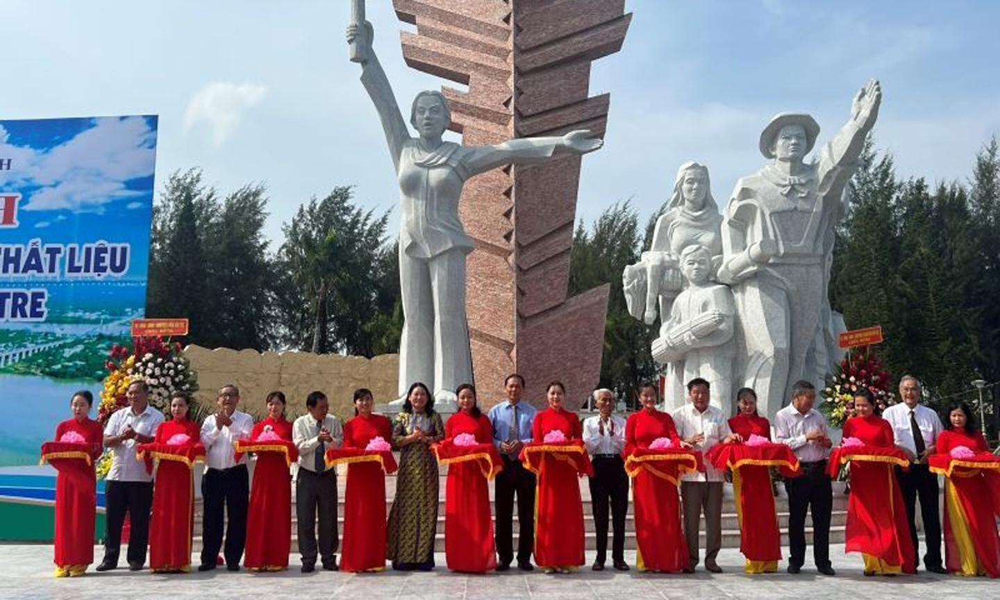 At the inauguration ceremony.