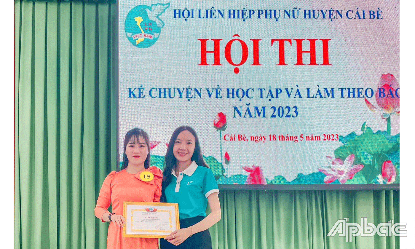 Hội LHPN huyện Cái Bè đã tổ chức Hội thi “Kể chuyện về học tập và làm theo Bác”.