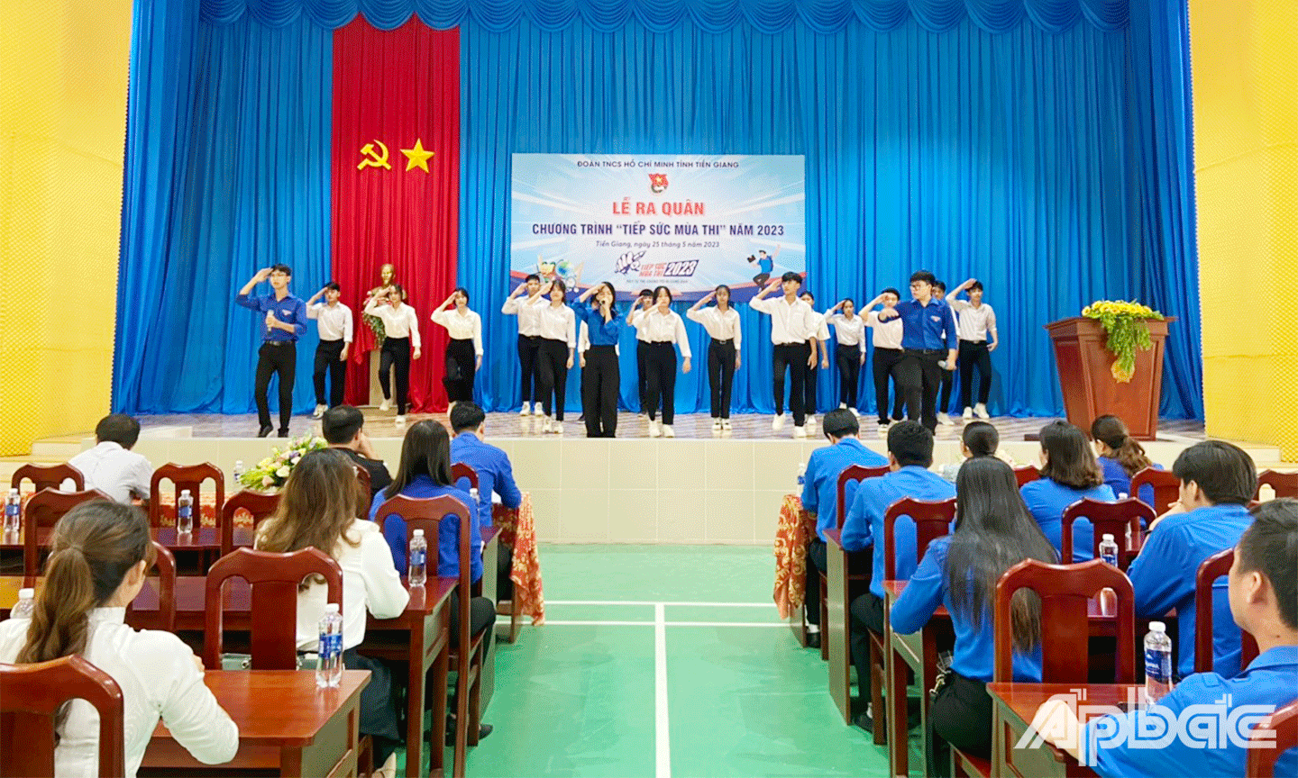 Quang cảnh Lễ ra quân Chương trình “Tiếp sức mùa thi” năm 2023