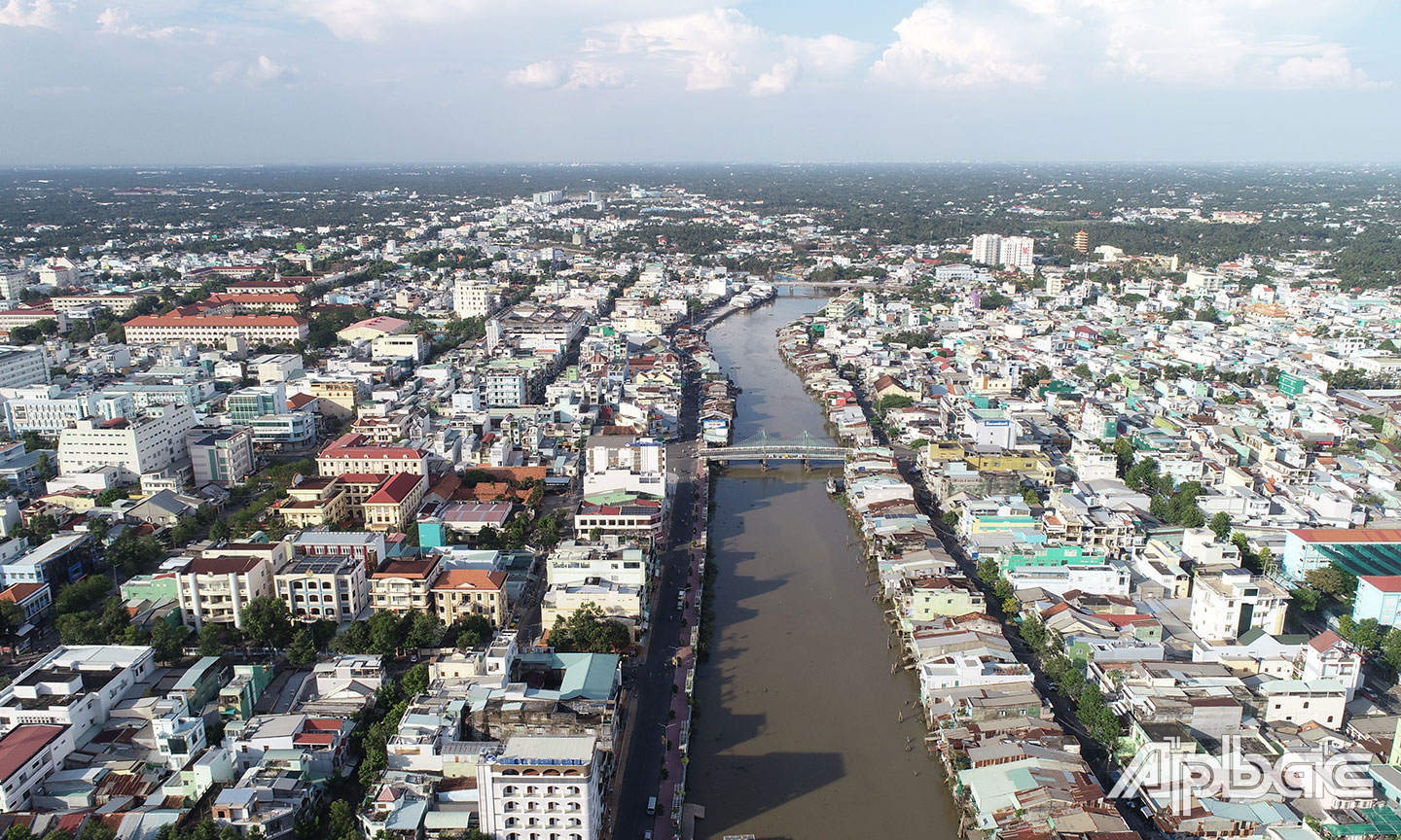 Kinh Bảo Định có ý nghĩa quan trọng về kinh tế đối với Tiền Giang.                                                                                                                                             Ảnh: Minh Thành