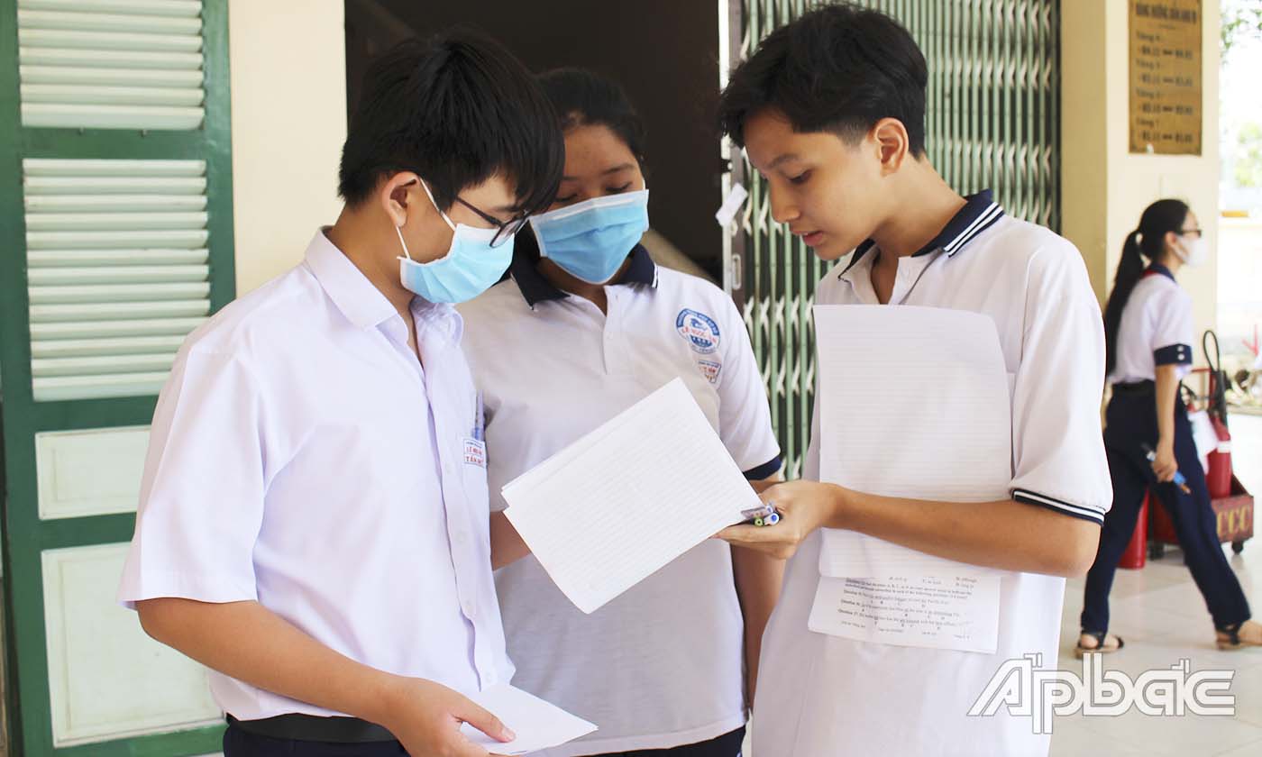 Thí sinh dự thi tuyển sinh lớp 10 năm 2023.