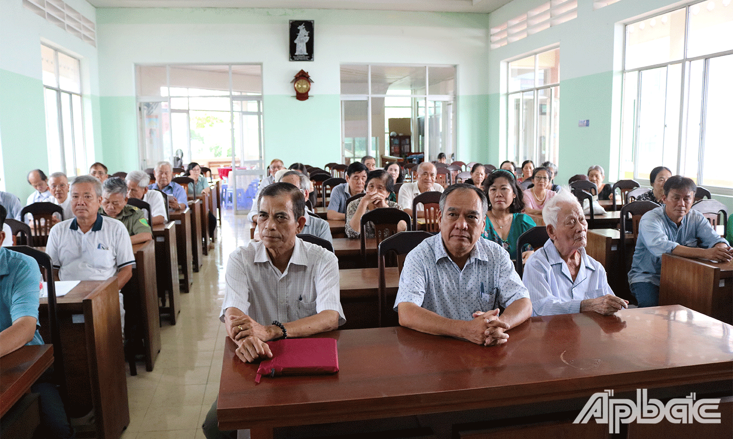 Quang cảnh buổi Lễ mừng thọ.