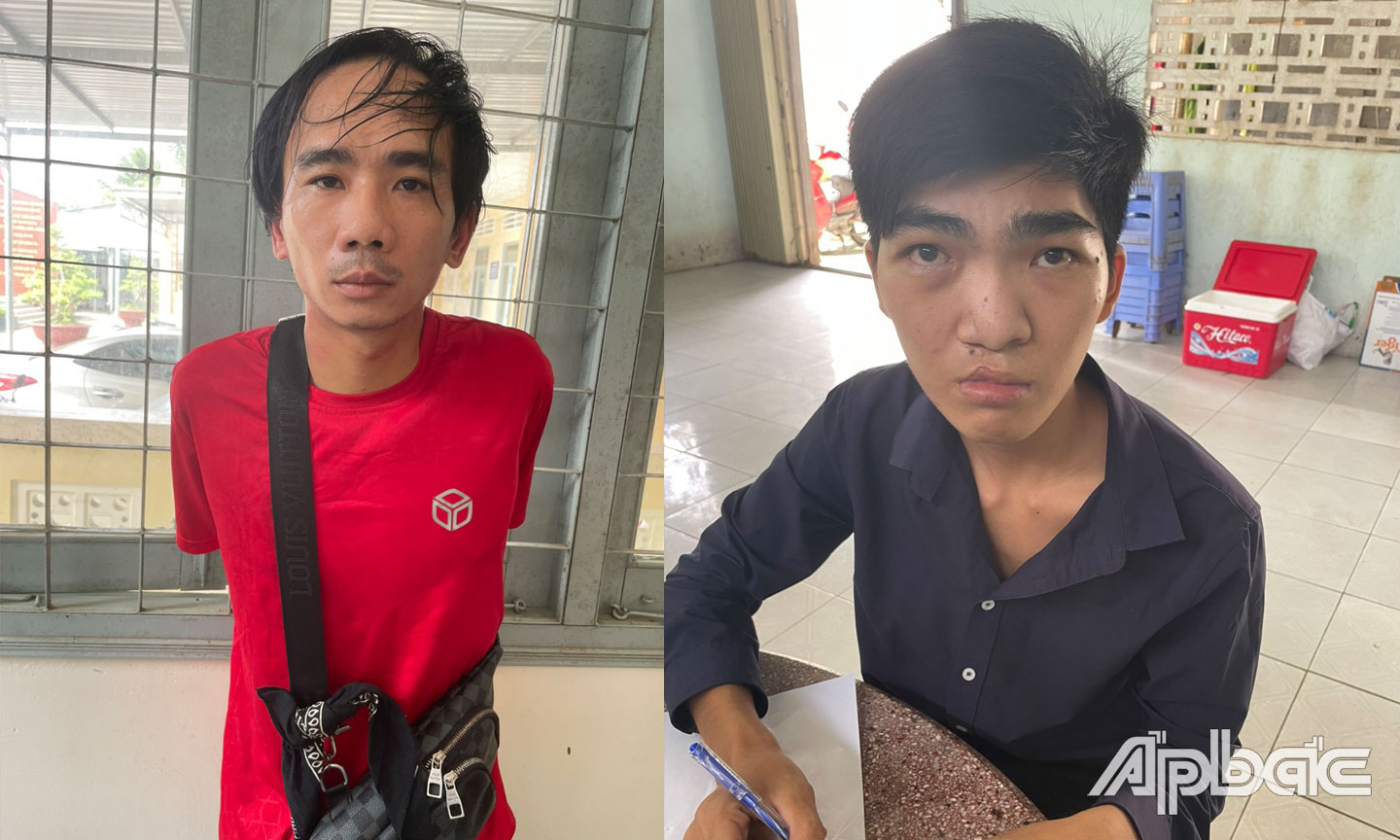 2 đối tượng tại cơ quan Công an.