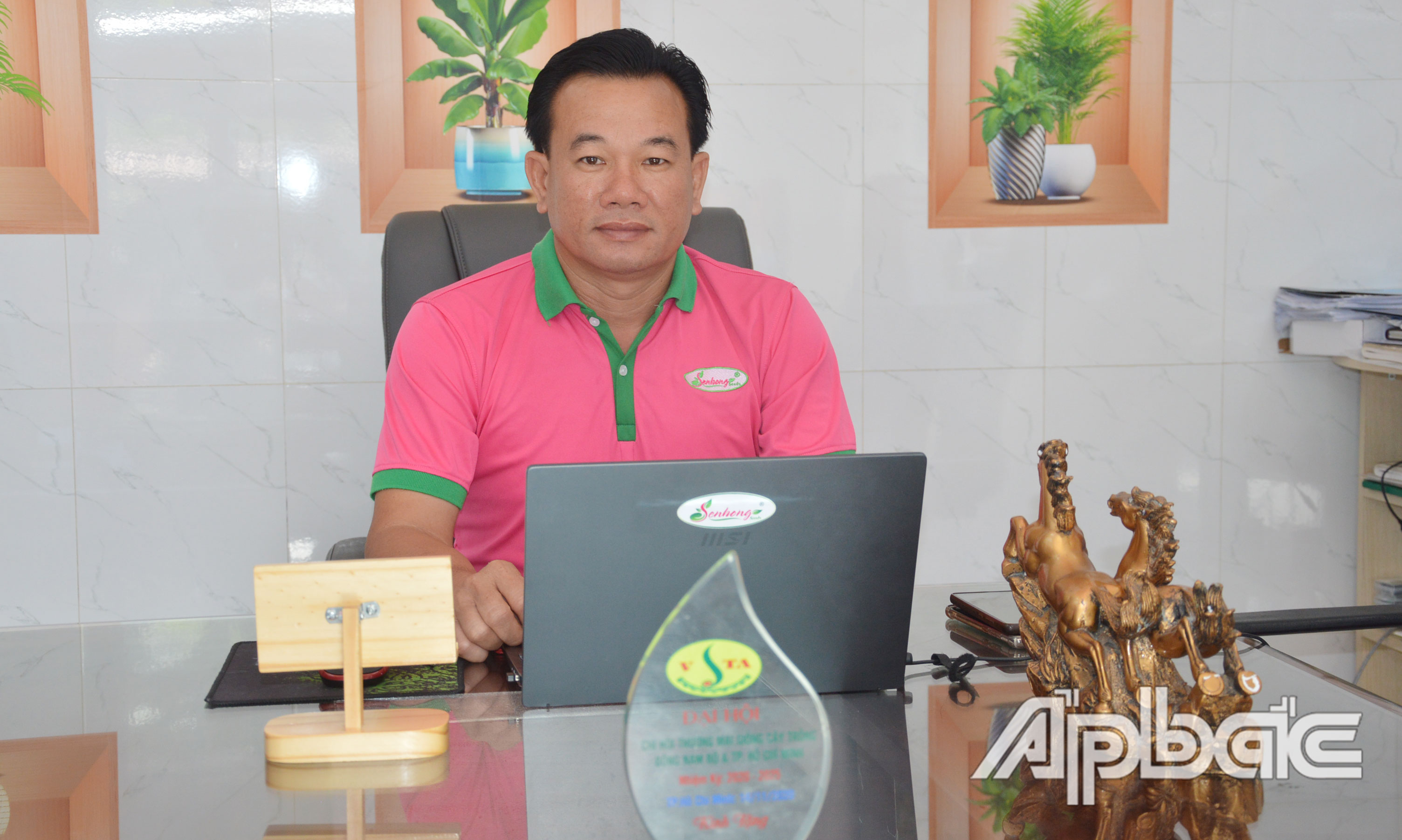 Ông Cao Đình Tuấn khởi nghiệp thành công với việc sản xuất, kinh doanh giống cây trồng.