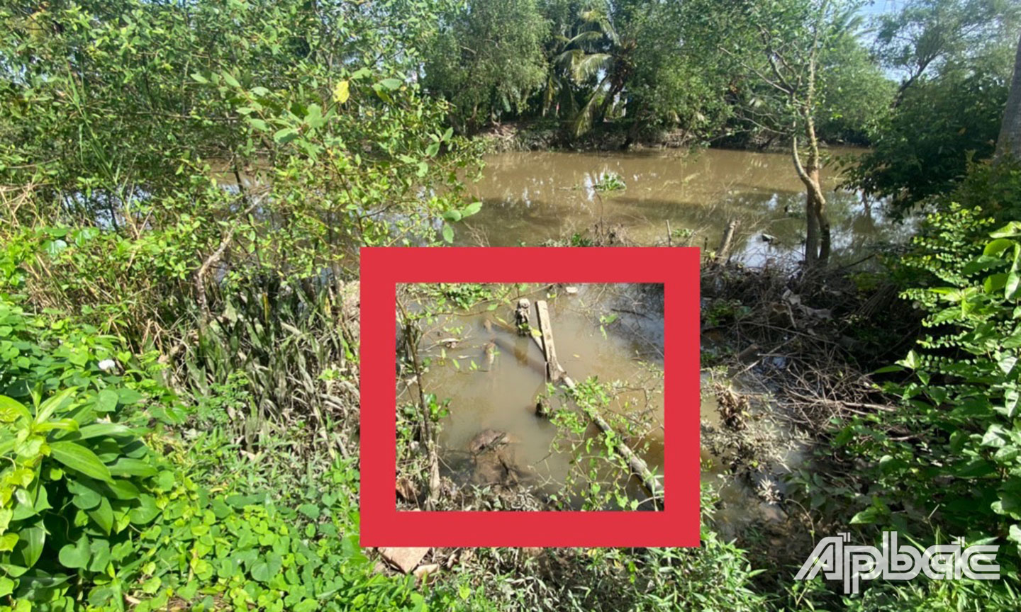 Dòng kênh đã không còn sậm màu sau 4 ngày bị ô nhiễm