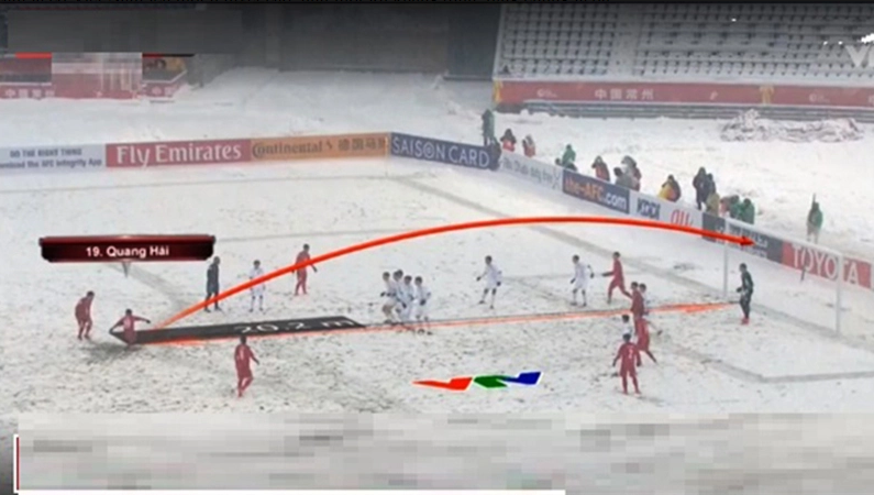 Khoảnh khắc “cầu vồng tuyết của Quang Hải ở Thường Châu 2018.