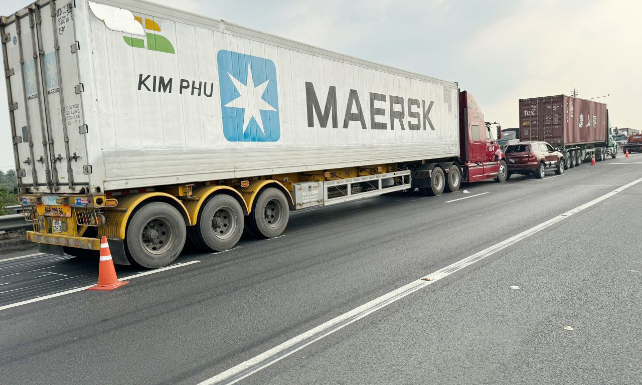 Hiện trường vụ tai nạn.