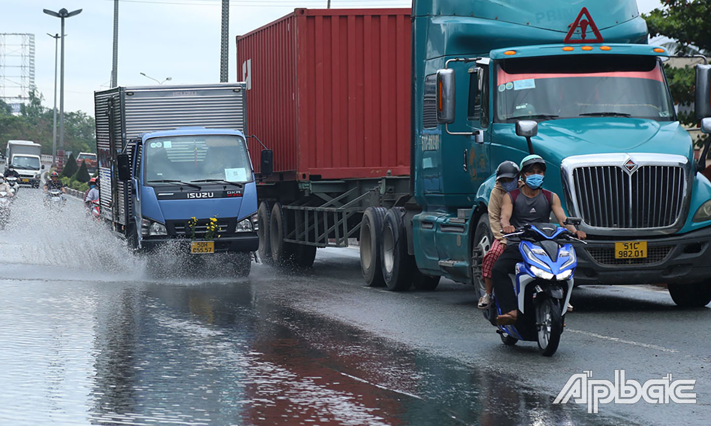 Nhiều điểm ngập nước đã được khắc phục tình trạng ngập nước.