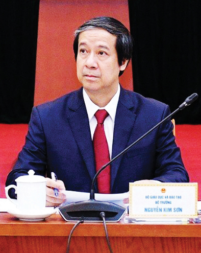Bộ trưởng Bộ GD-ĐT Nguyễn Kim Sơn.