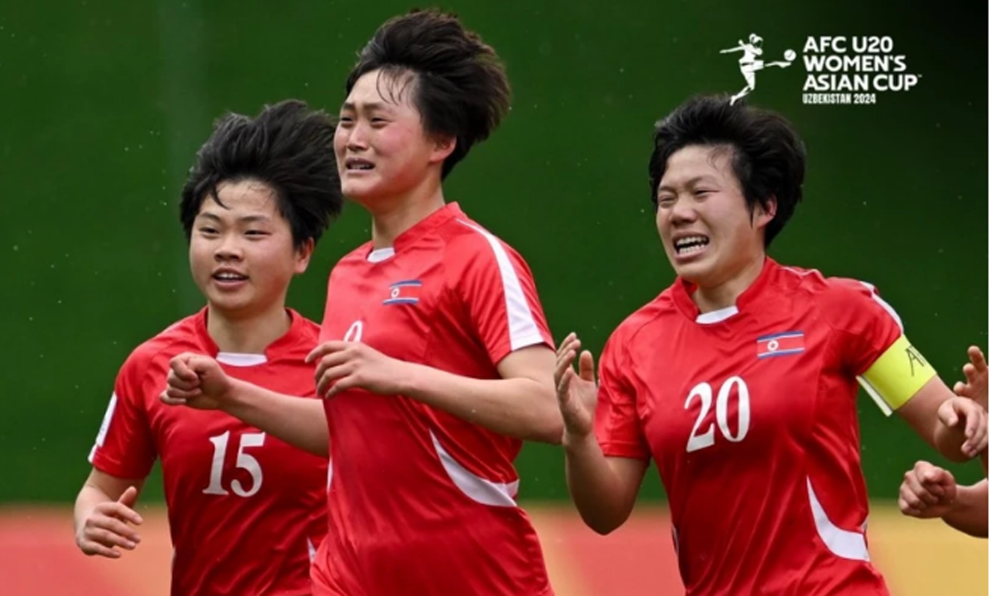 U20 Nữ Triều Tiên gây bất ngờ khi đánh bại U20 Nữ Nhật Bản. (Nguồn: AFC)
