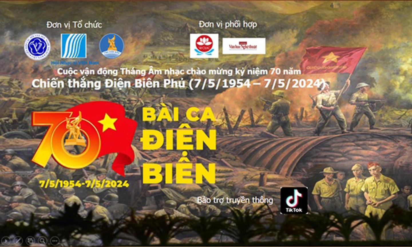 Tháng Âm nhạc chào mừng 70 năm chiến thắng Điện Biên Phủ.