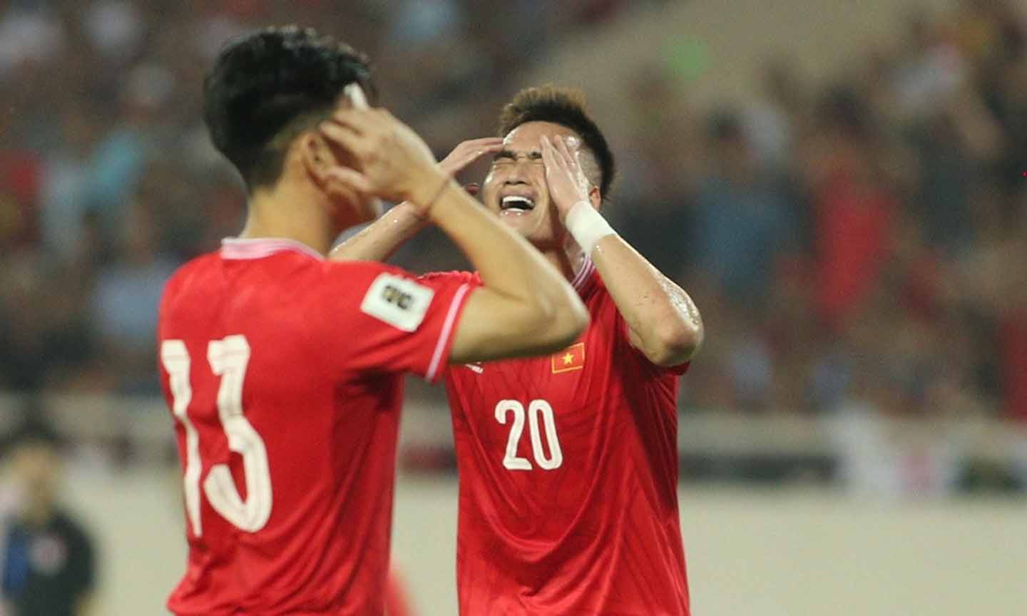 Sự thất vọng đang bao trùm Đội tuyển Việt Nam. Ảnh: Vietnamnet.vn