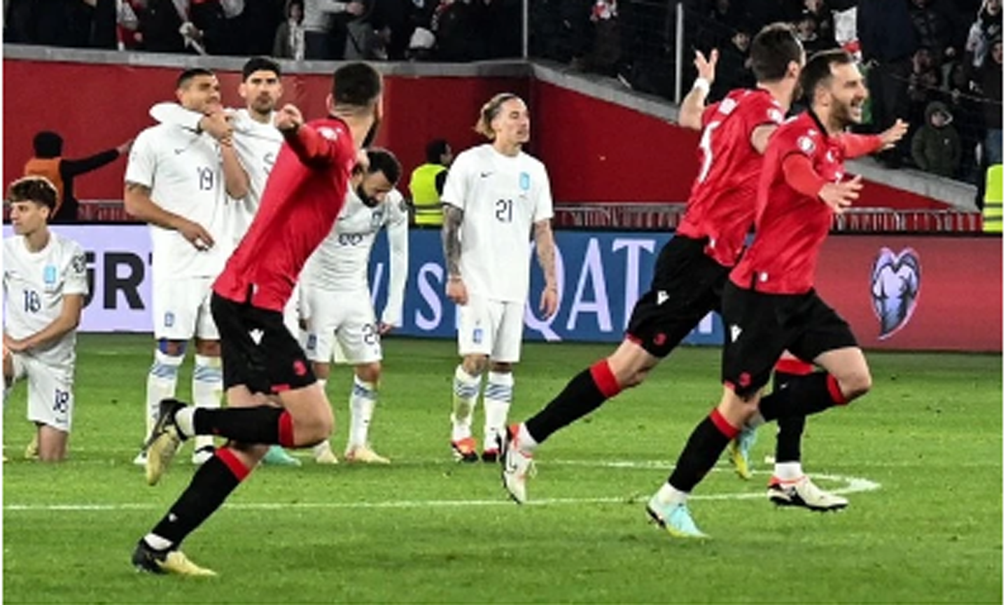 Gruzia vượt qua Hy Lạp để lần đầu tham dự Vòng chung kết Euro. (Ảnh: UEFA)