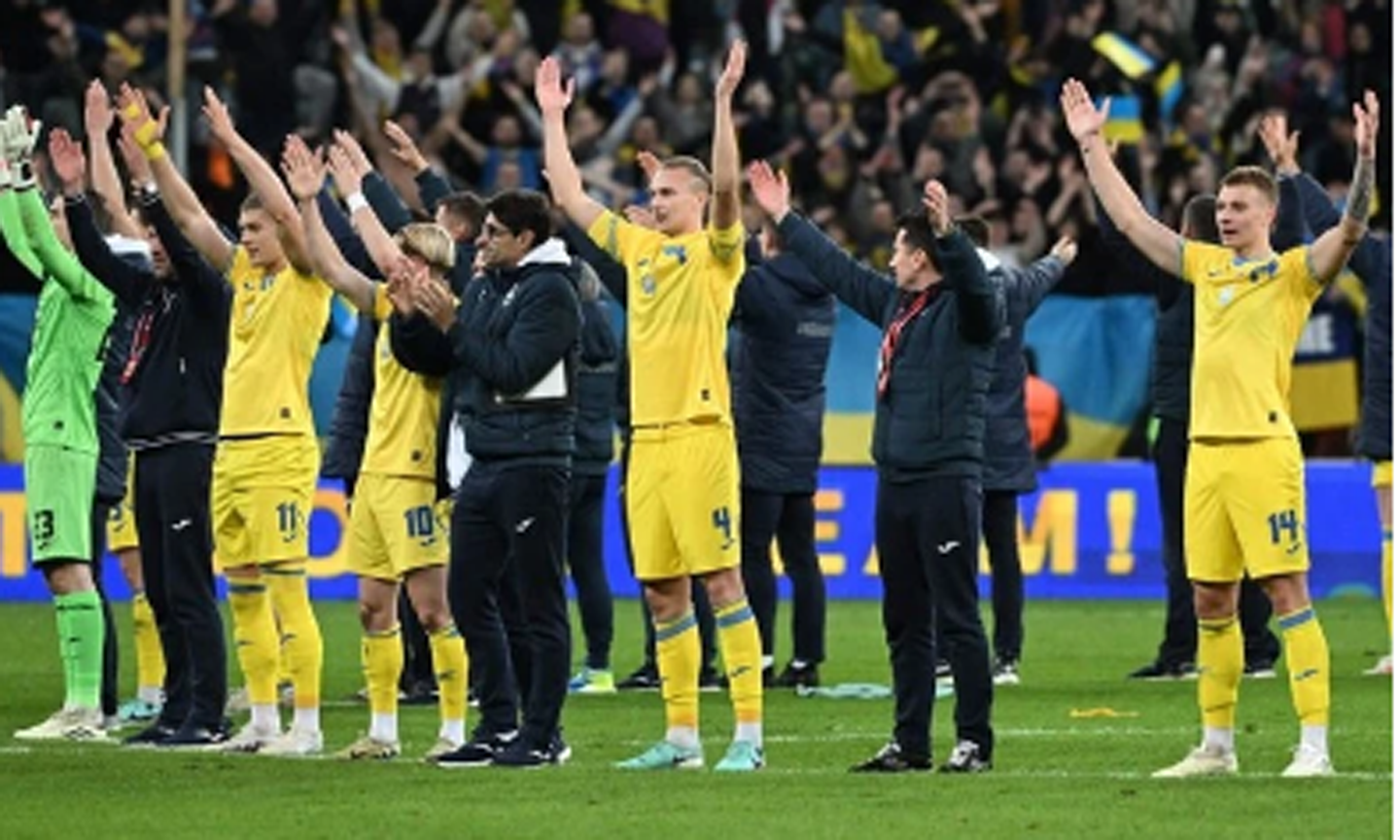 Ukraine đi tiếp mà không cần đến loạt luân lưu. (Ảnh: Getty Images)