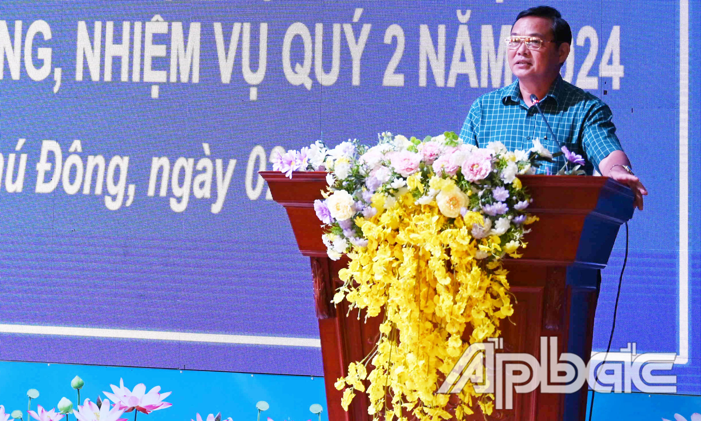 Đại tá Phạm Văn Thanh phát biểu chỉ đạo hội nghị.