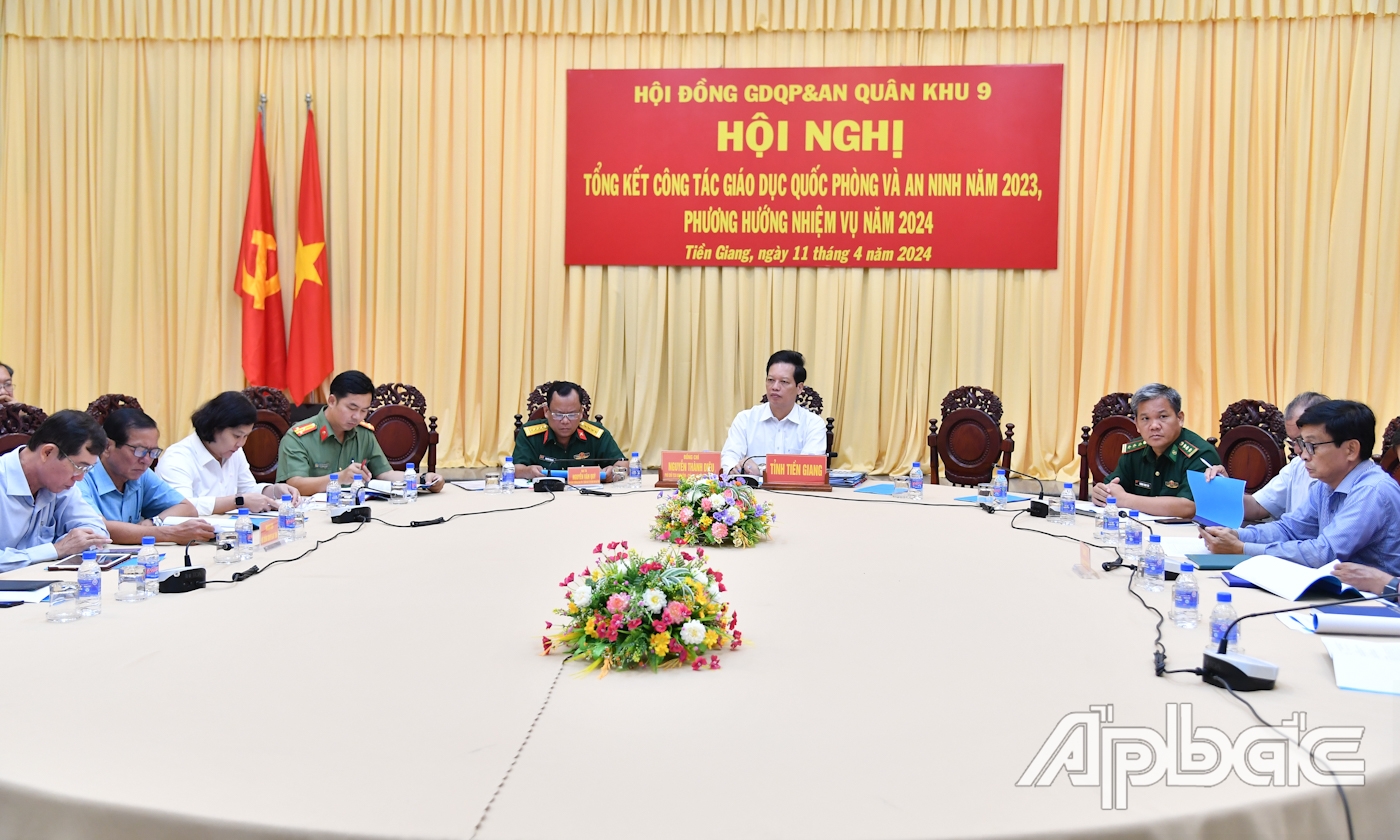 Quang cảnh tại điểm cầu Tiền Giang.