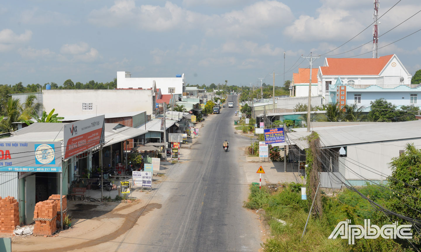 Bộ mặt xã Hưng Thạnh khang trang qua thời gian xây dựng NTM nâng cao.