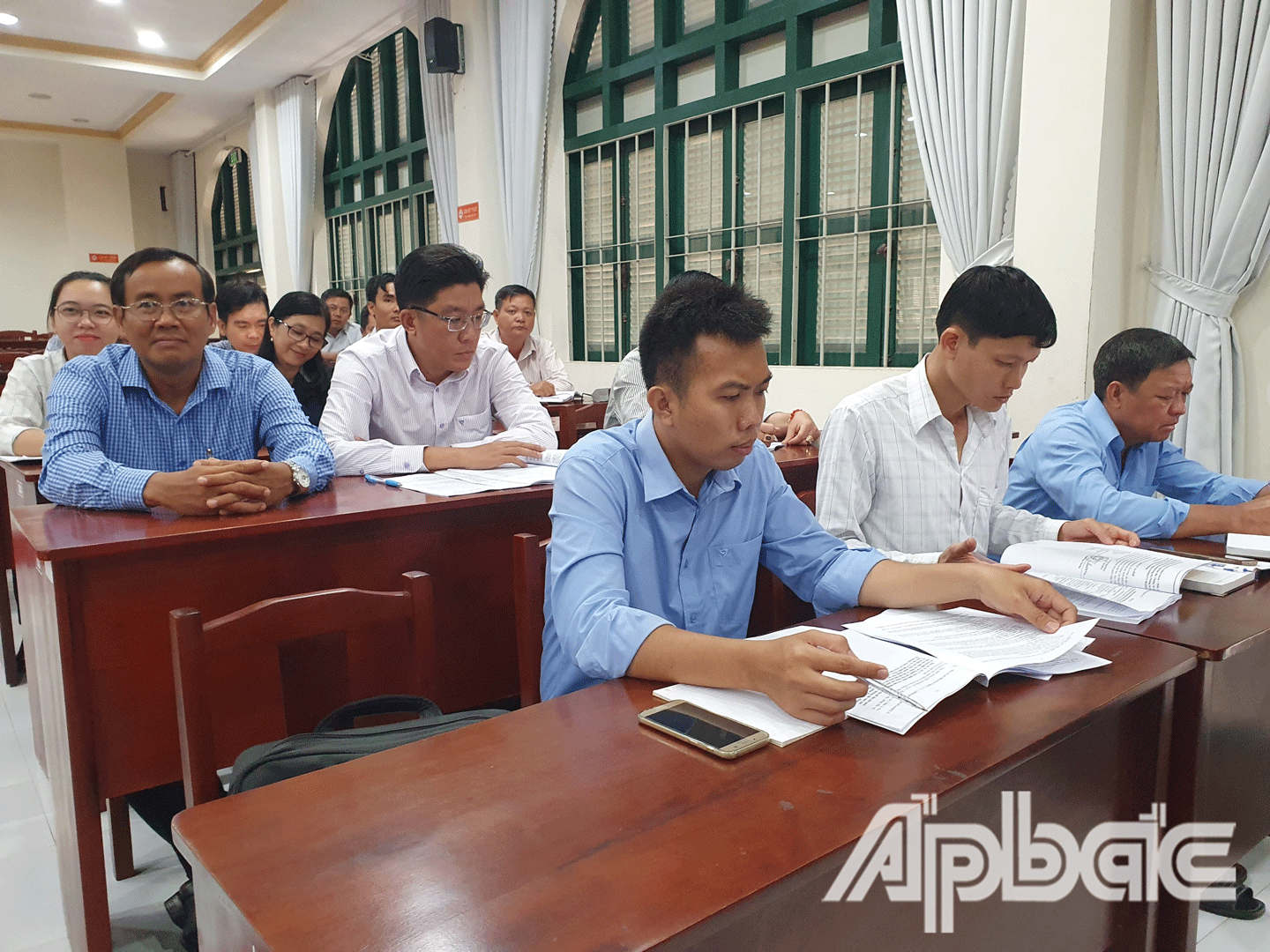 Các trường THPT  tập huấn tại hội nghị. 