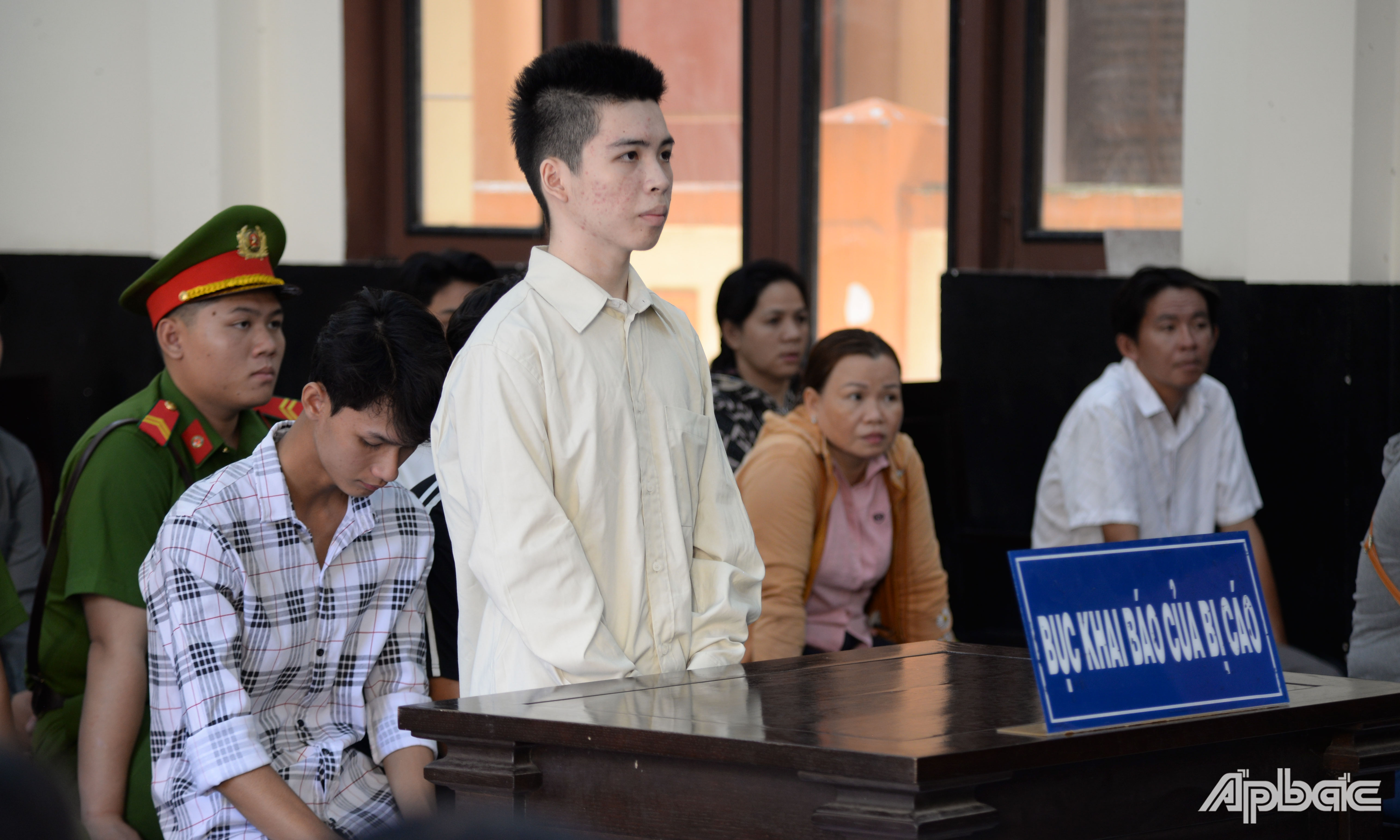Bị cáo Thịnh tại phiên tòa.