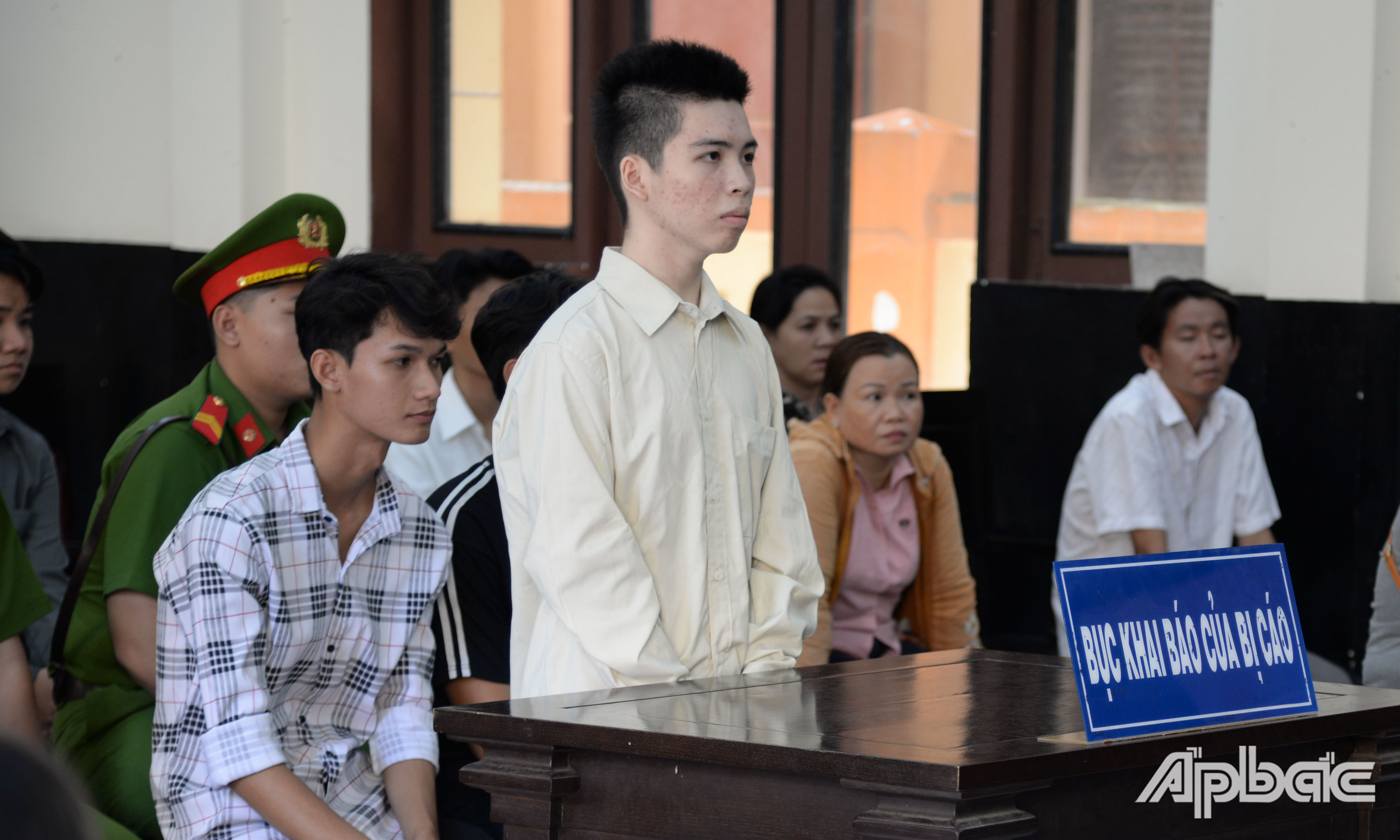 Bị cáo Thịnh tại phiên tòa.