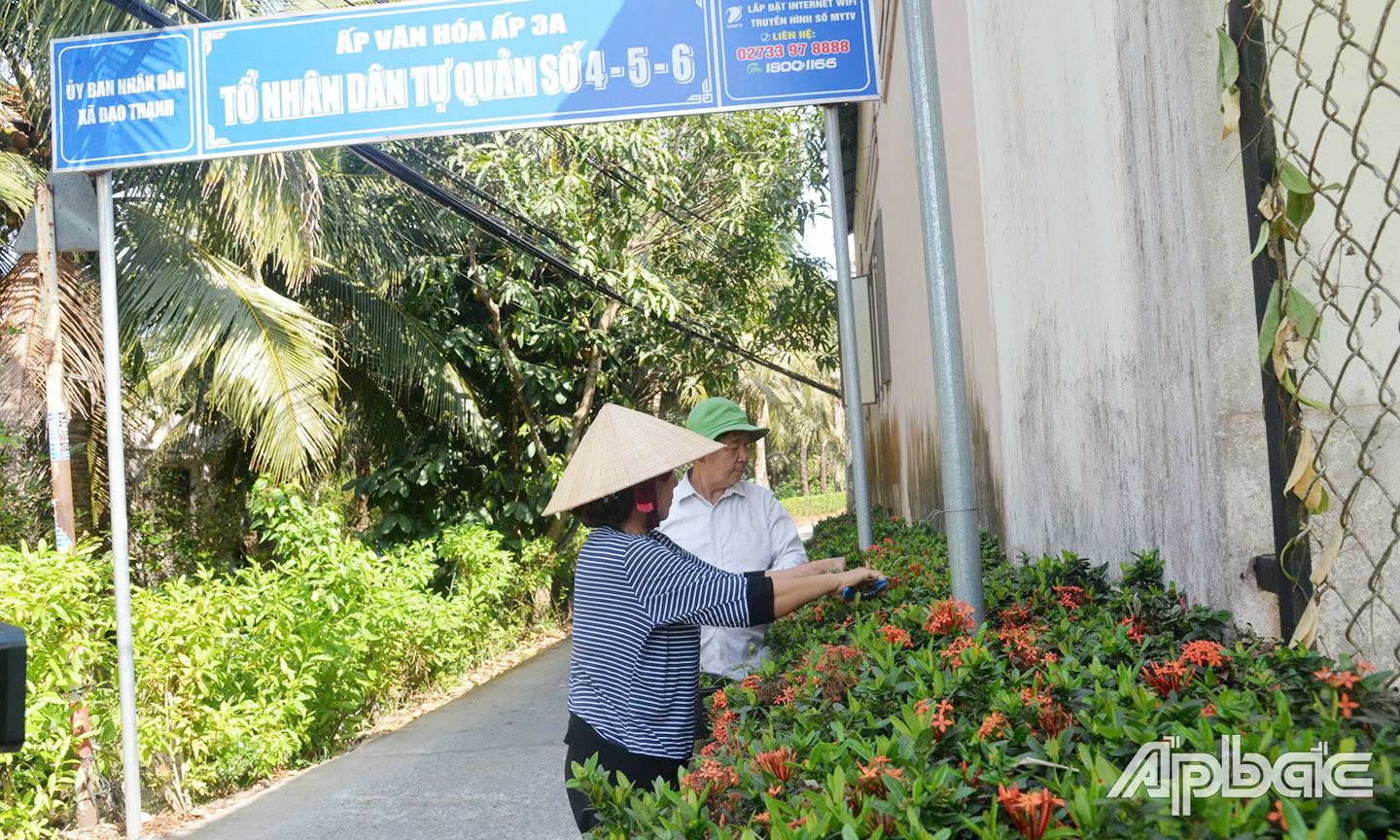 Các mô hình dân vận khéo trong xây dựng NTM.