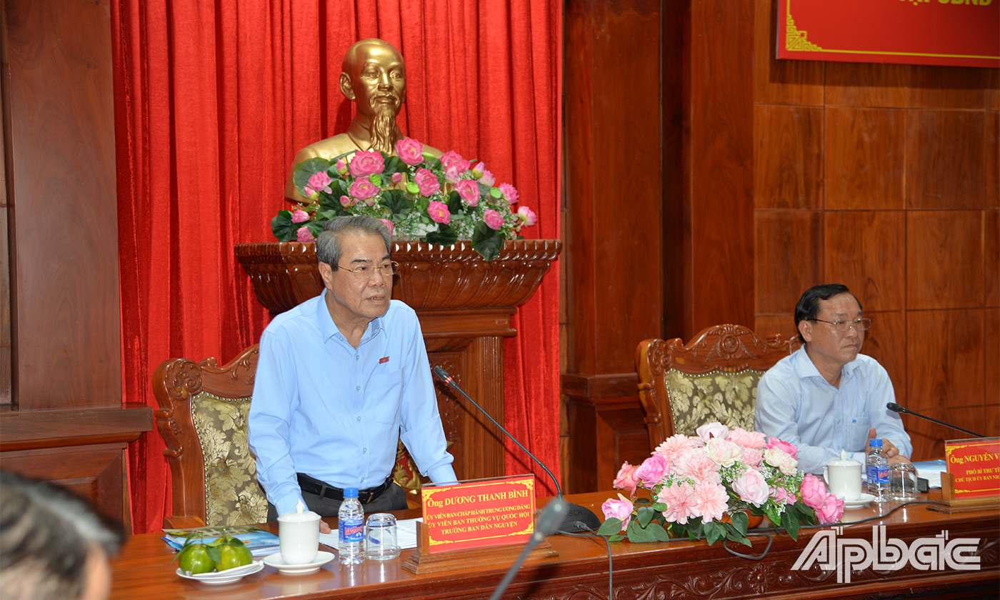 đồng chí Dương Thanh Bình