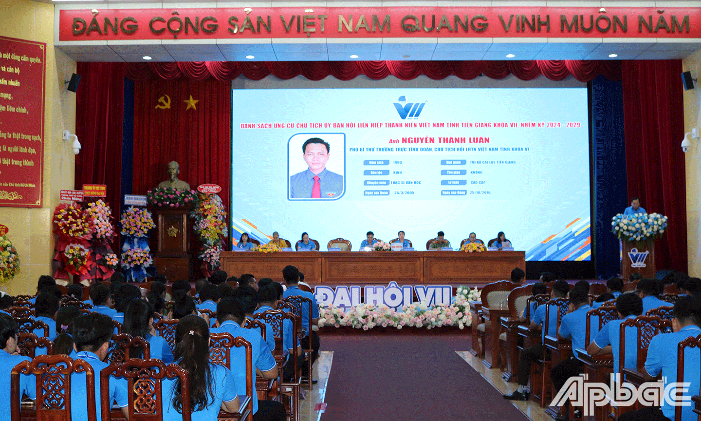 Đồng chí Nguyễn Thành Luân tái đắc cử Chủ tịch HộiLHTN tỉnh Tiền Giang 