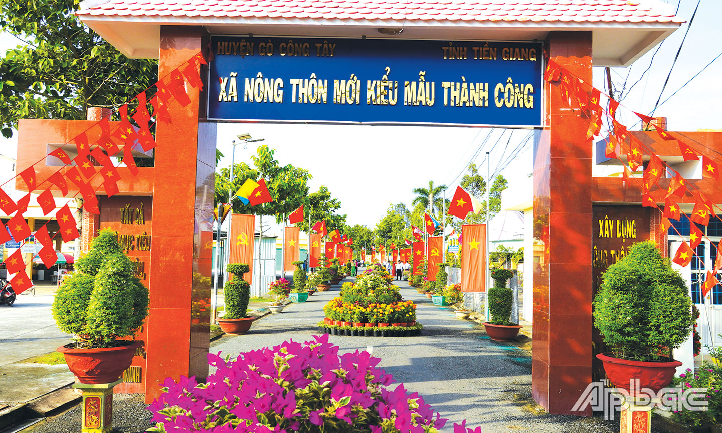 Diện mạo xã NTM kiểu mẫu Thành Công.