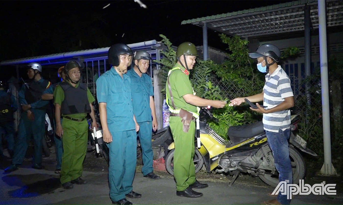 Tình hình an ninh trật tự trên địa bàn xã được giữ vững