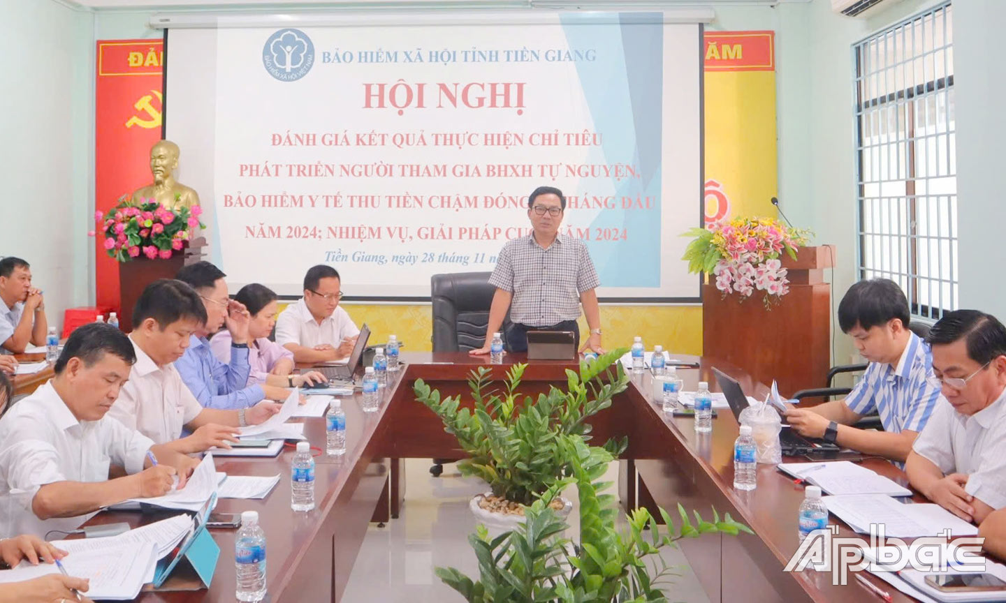 Đồng chí Võ Khánh Bình phát biểu chỉ đạo tại hội nghị.