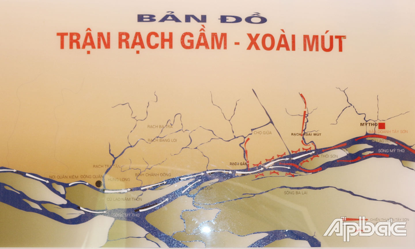  Bản đồ trận Rạch Gầm - Xoài Mút.
