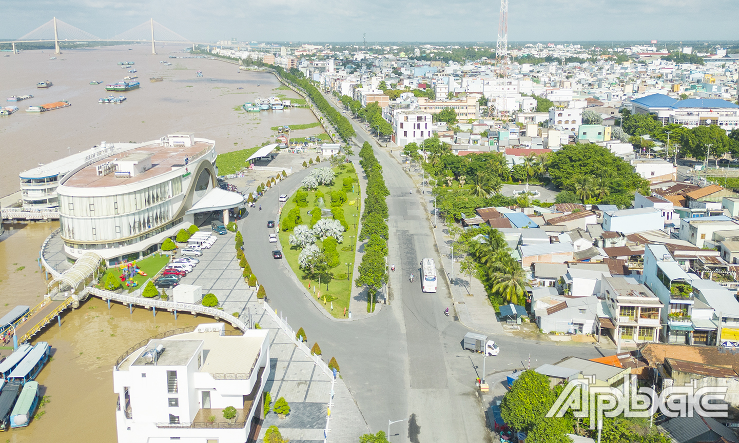 Các vận động viên giải sẽ chạy qua một số tuyến đường trên địa bàn TP.Mỹ Tho.