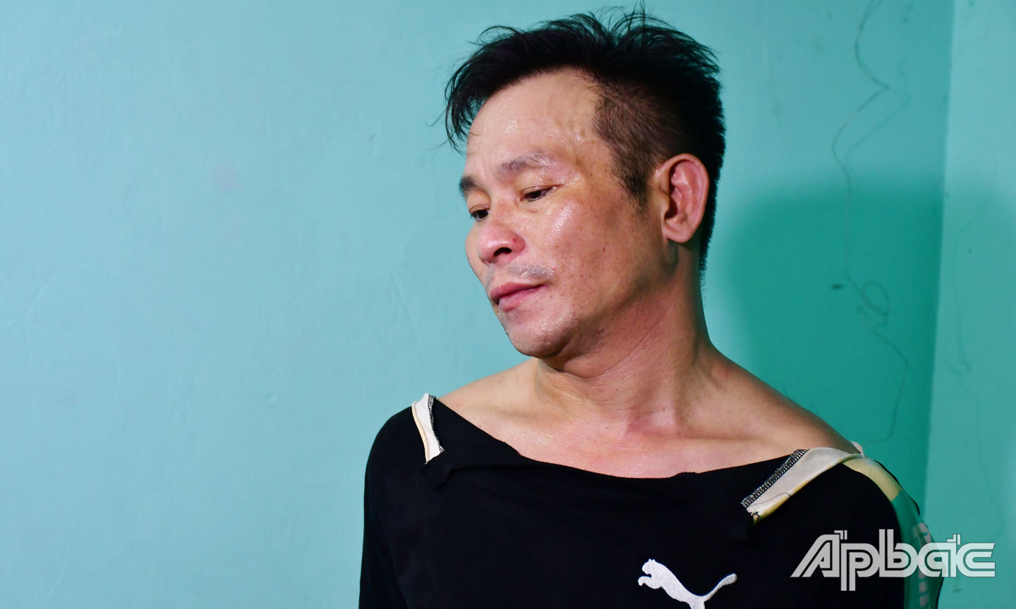 Đối tượng Trần Hoàng Ân.  Ảnh Đặng Thanh