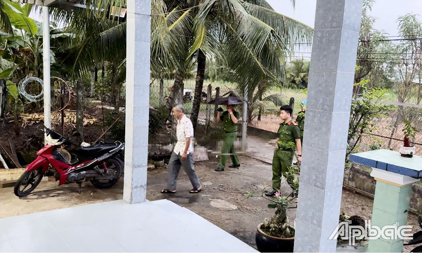 Bị can Trần Thanh T thực nghiệm lại hành vi của mình