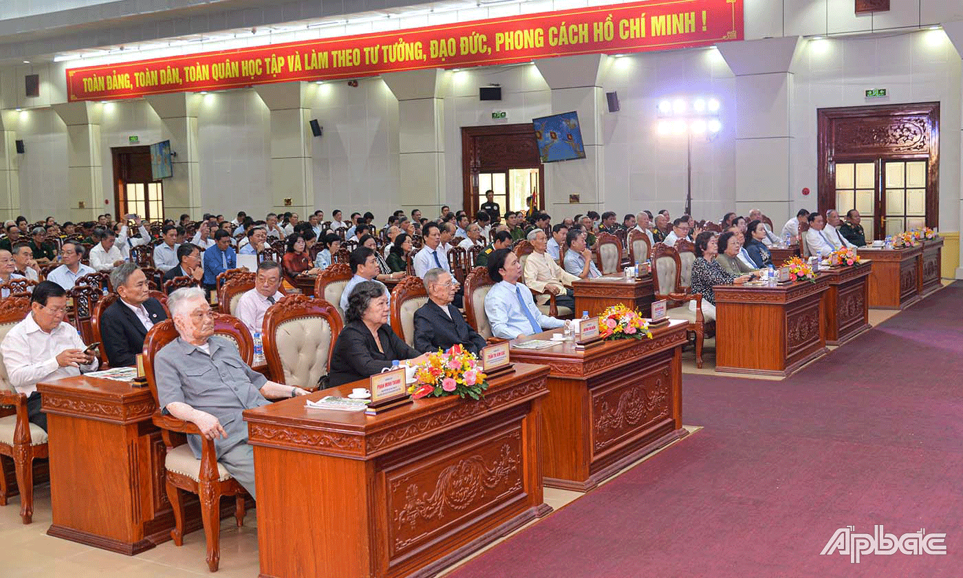 Quang cảnh buổi lễ. 