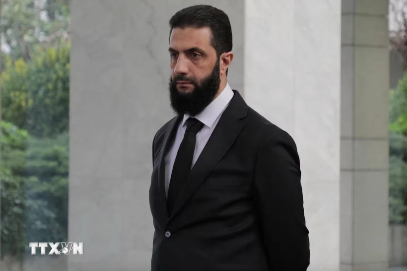 Tổng thống lâm thời Syria Ahmed al-Sharaa. Ảnh: Reuters/TTXVN