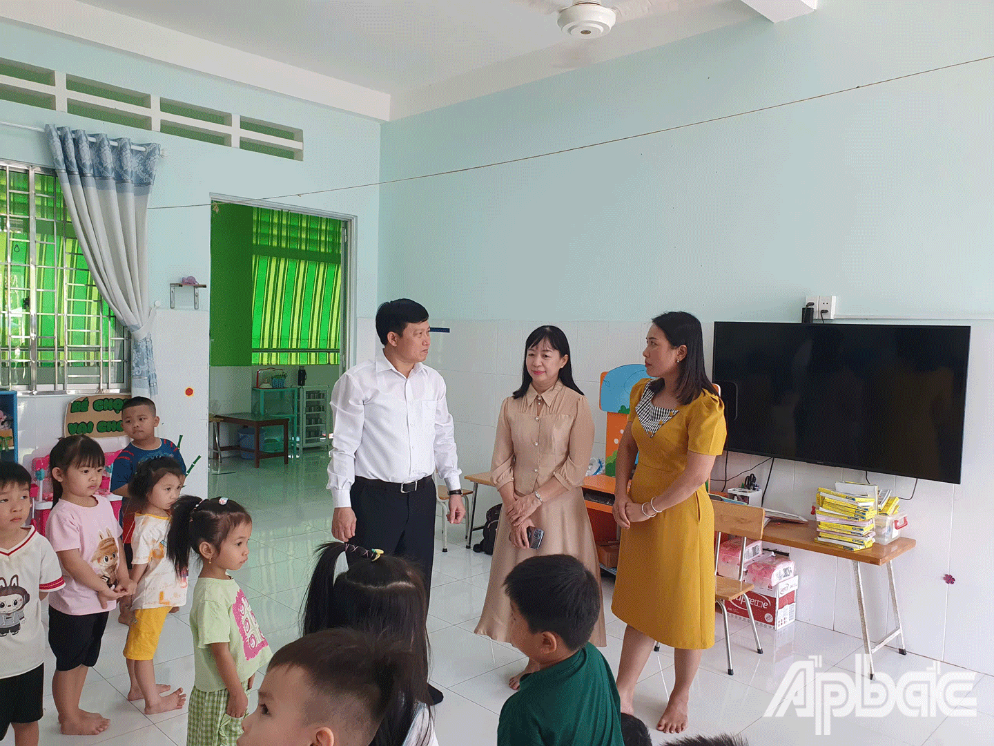 Thời gian qua, tỉnh Tiền Giang luôn quan tâm, đầu tư, chăm lo cho bậc học mầm non.