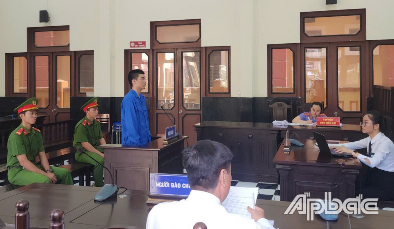 Bị cáo Lê Hà Sinh tại phiên tòa xét xử sơ thẩm.