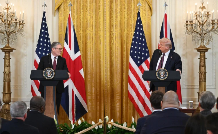 Tổng thống Mỹ Donald Trump và Thủ tướng Anh Keir Starmer. Nguồn: ABC