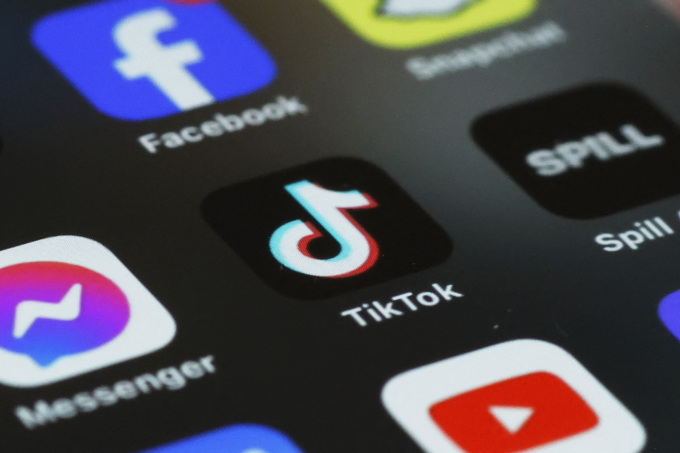 TikTok đang là một trong những ứng dụng phổ biến trên smartphone. Ảnh: AFP
