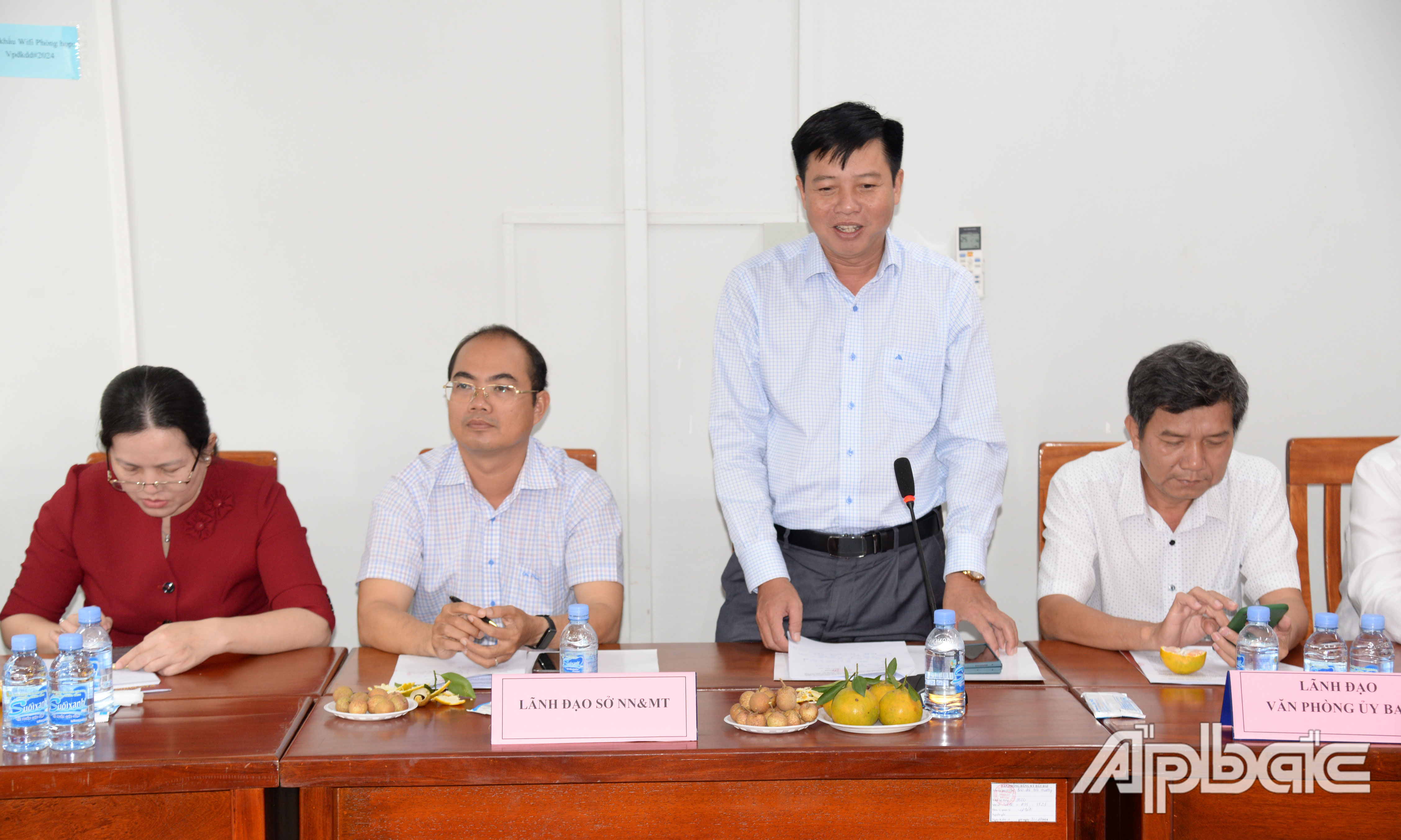 Phó Giám đốc Sở Nông nghiệp và Môi trường tỉnh Tiền Giang Võ Văn Tươi phát biểu tại.