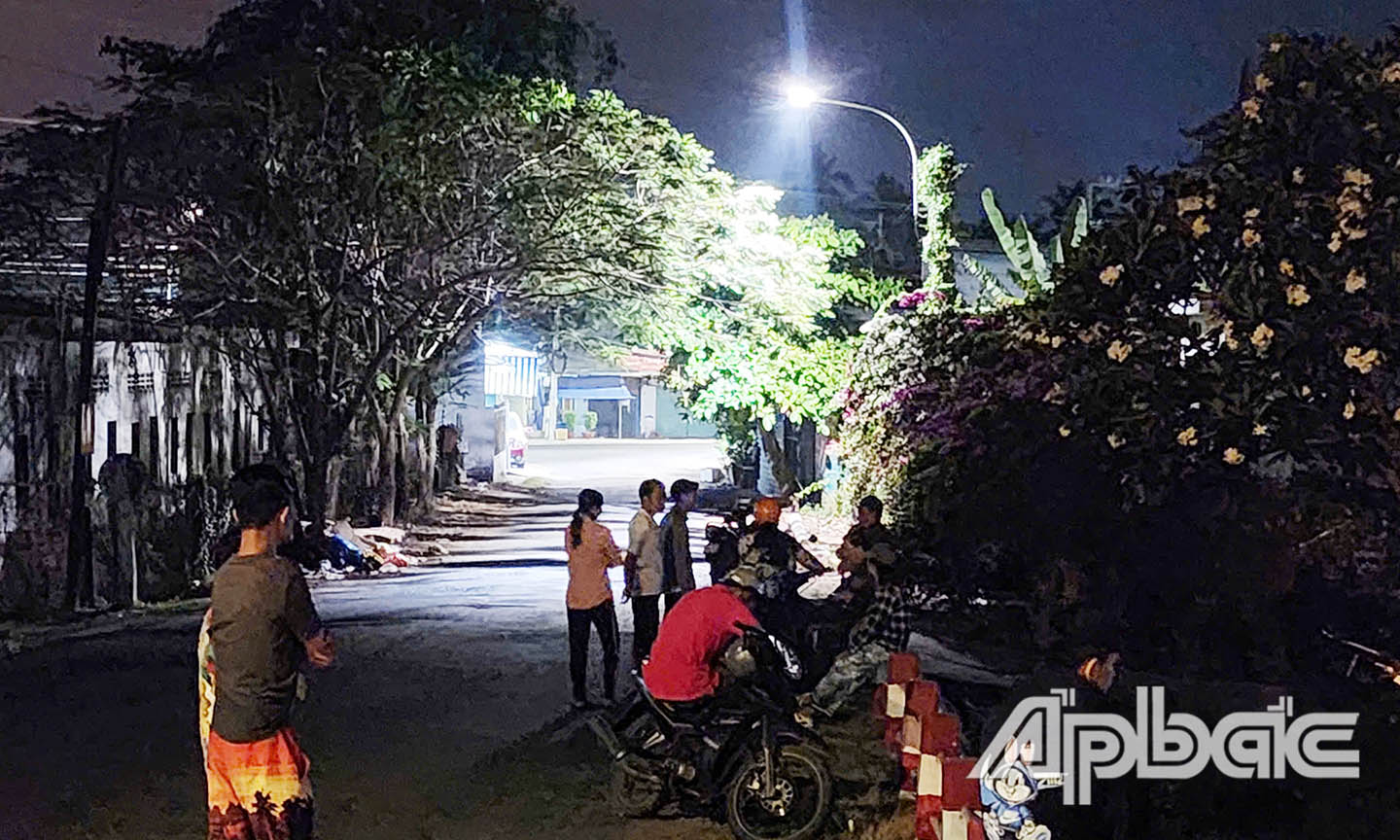 Hiện trường vụ việc.