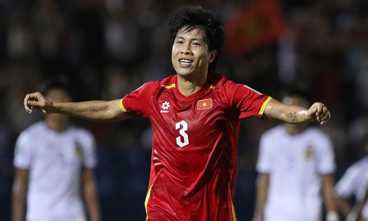 Văn Vĩ đang tỏa sáng trong màu áo của Đội tuyển Việt Nam. Ảnh: Vietnamnet.vn